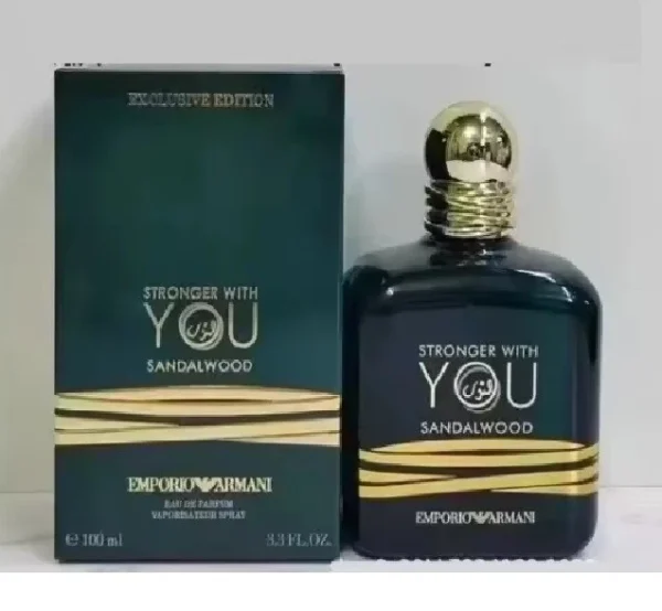 Stronger with YOU Sandalwood Cologne Perfume Parfum Fragrance Body Spray 100 ml